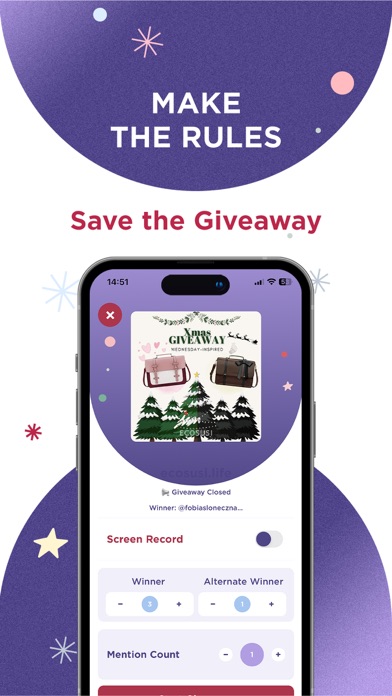 Gifty: Giveaway For Instagram Screenshot