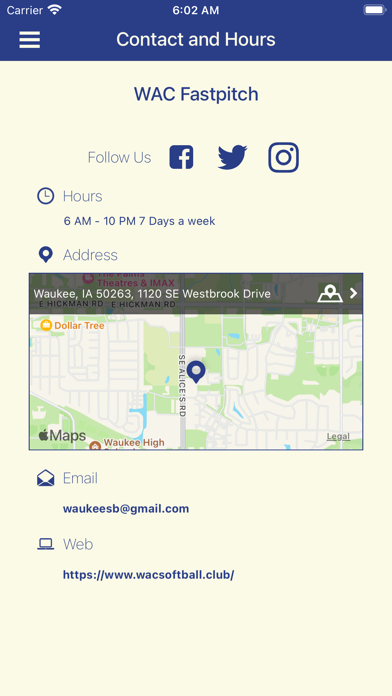 WAC Fastpitch Screenshot
