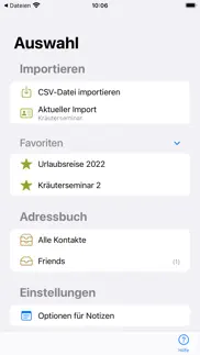 csv2contacts iphone screenshot 1
