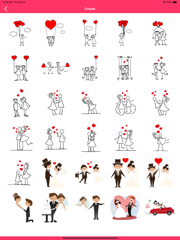 Screenshot #6 pour Keyboard Love Emoji - Stickers