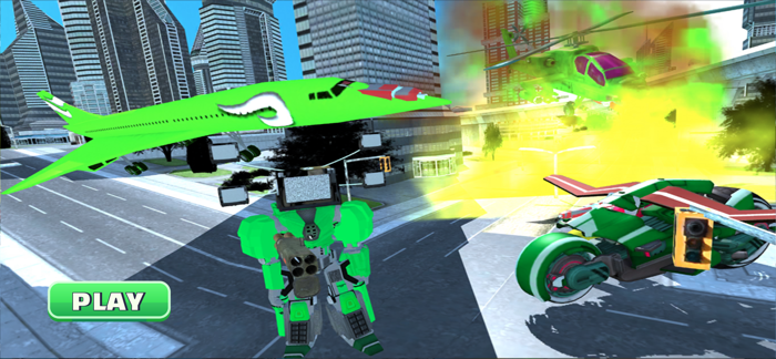 Tv Head Transformer Superhero