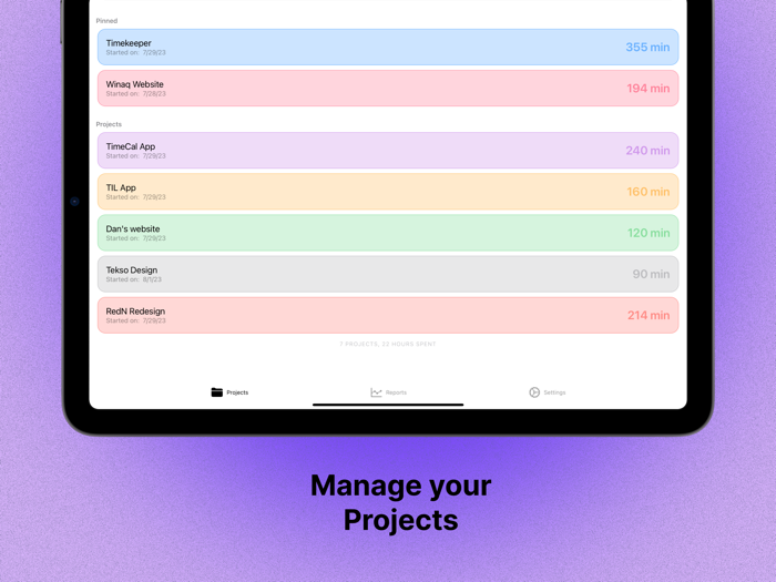 Timekeeper - Project Timer