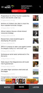 SABC News app screenshot #2 for iPhone