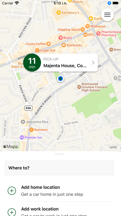 Shenfield Taxis Screenshot