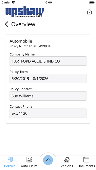 Upshaw Insurance Portal screenshot 4