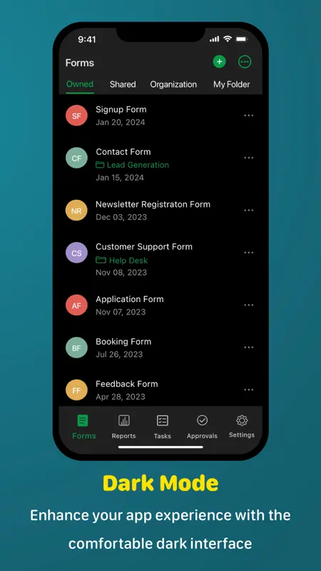 Zoho Forms: Build mobile forms screenshot 9 of 9