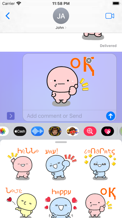 Screenshot #2 pour Hello Chip Stickers Pack