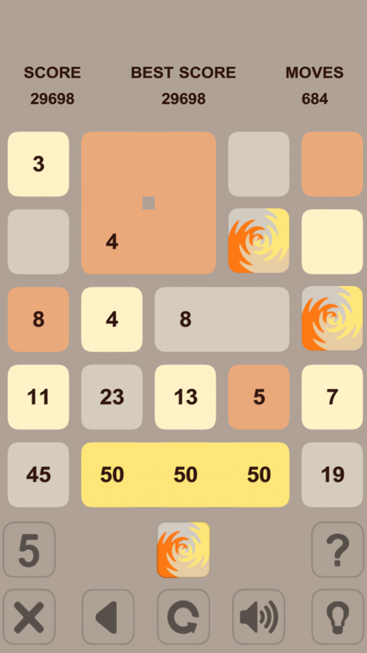 #7. Blocks Numbers Puzzle (iOS) Podle: Ruslan Goncharenko