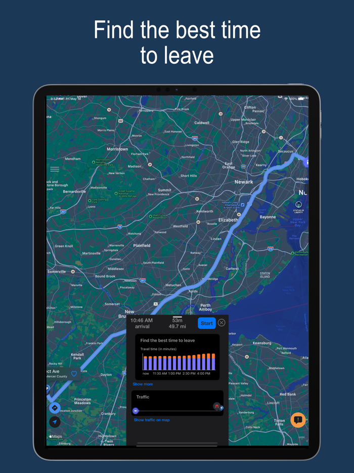 Waye Navigation and Live Traffic
