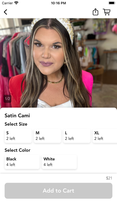 Shop Touch of Grace Boutique Screenshot