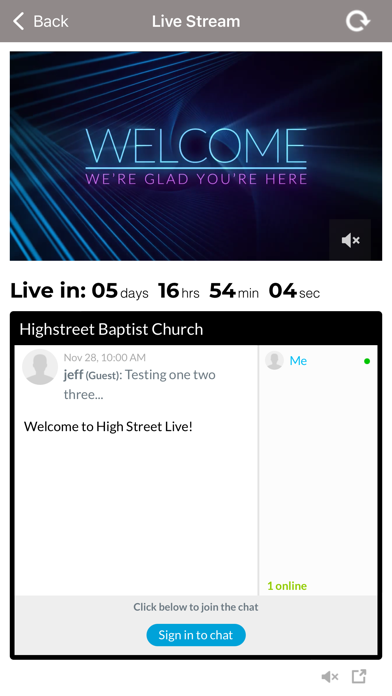 High Street Baptist Screenshot