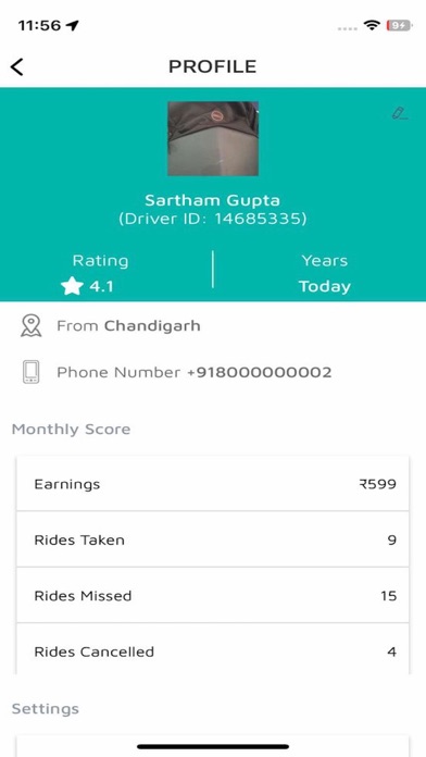 RIDESMART PARTNERS Screenshot