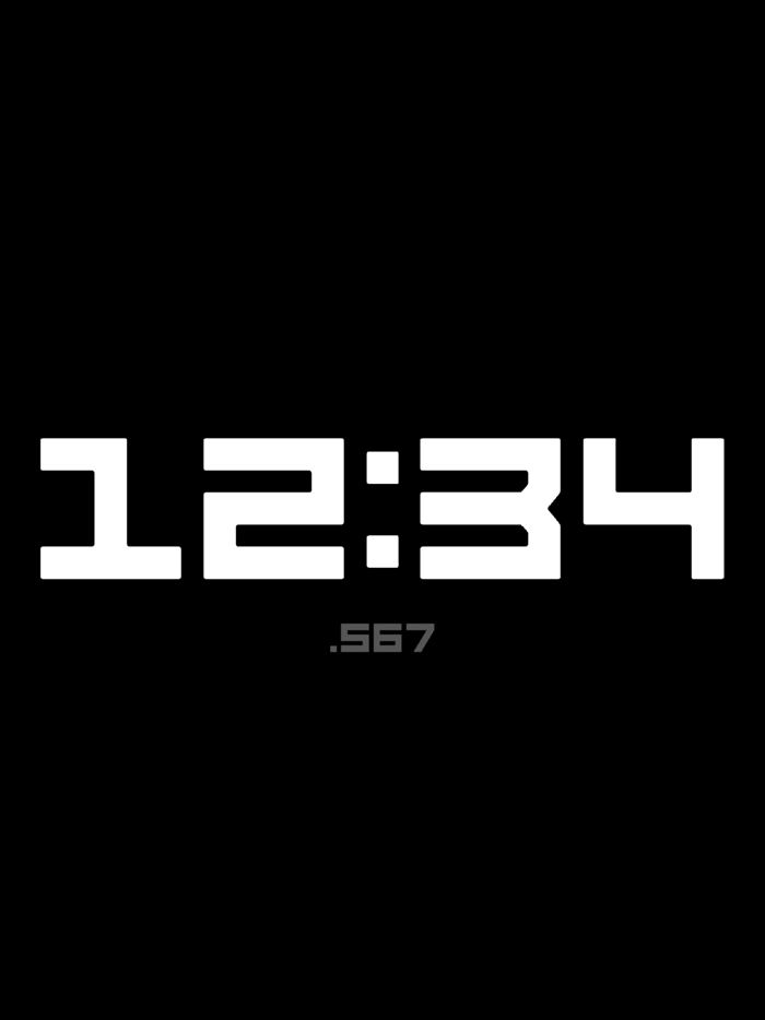 Stopwatch Full Screen