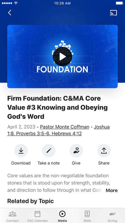 #3. CAC Wickenburg (iOS) 来自: Community Alliance Church(Wickenburg)