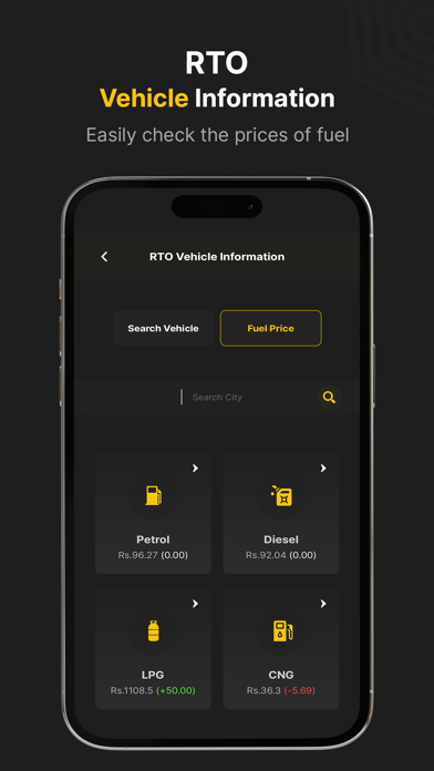 RTO All Vehicle Details Screenshot