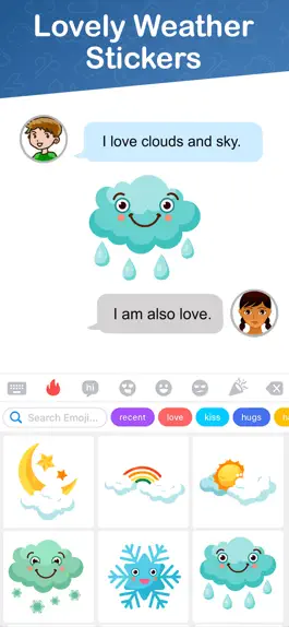 Game screenshot Lovely Weather Stickers hack