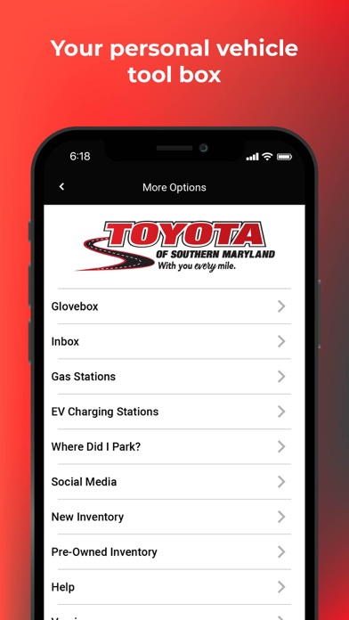 Toyota Southern MD Advantage Screenshot