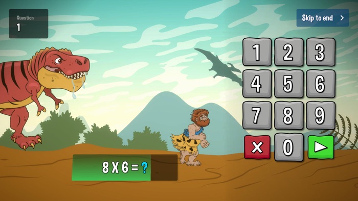 T-Rex Times Tables MTC Game