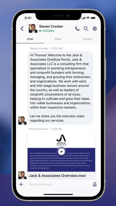 Jack & Associates Screenshot