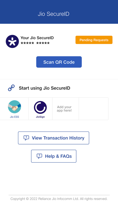 Jio SecureID Screenshot