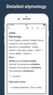 malay origin dictionary iphone screenshot 2