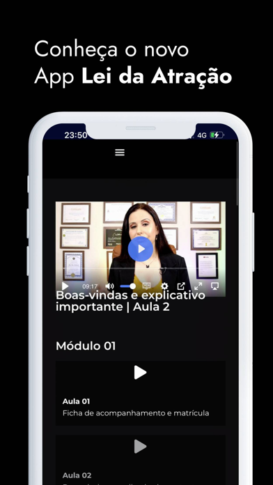 Lei da Atração Consciente Screenshot