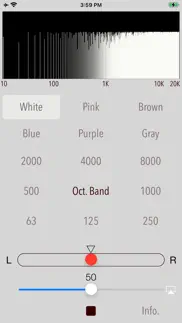 octave-band colored noise iphone screenshot 2