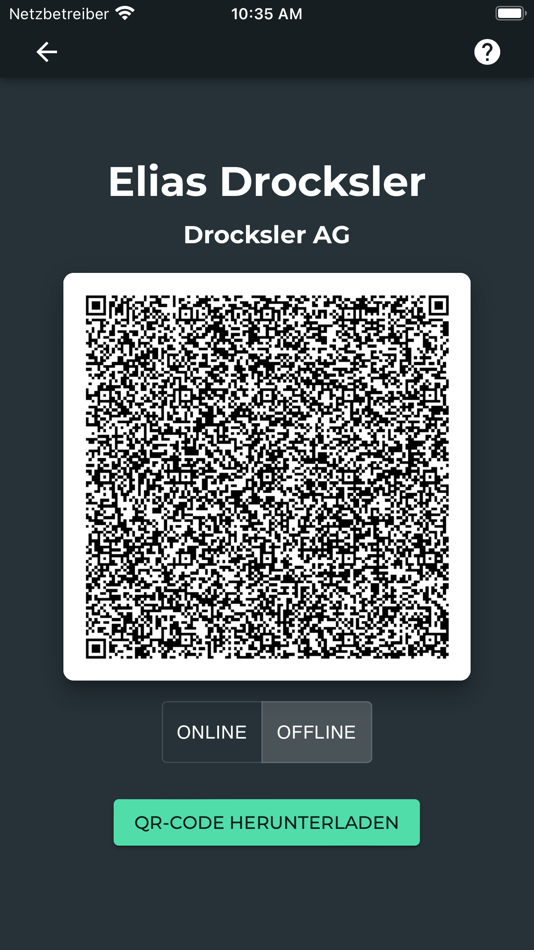 #9. oneVcard - smart business card (iOS) 由: oneVcard GmbH