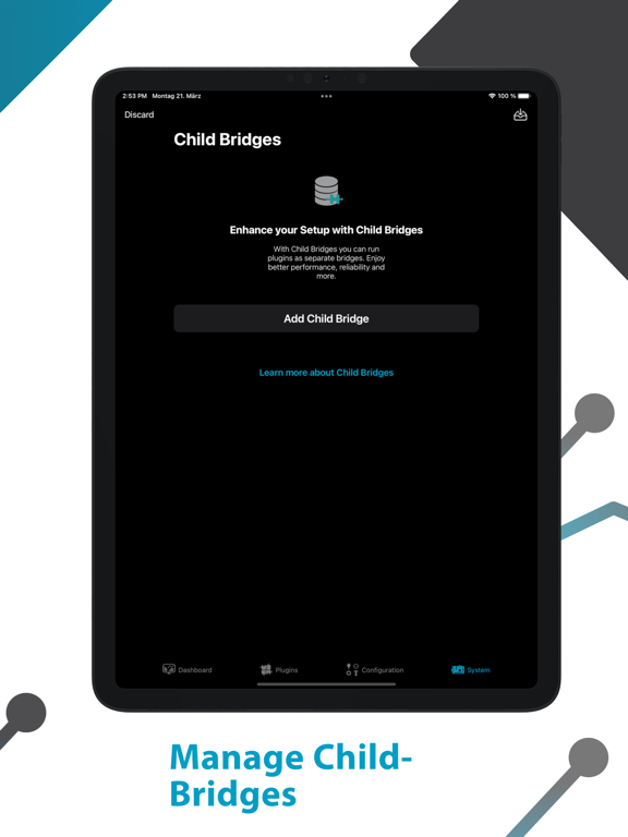 Homemanager for Homebridge iPad screenshot 6 - Utilities app