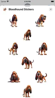 bloodhound stickers iphone screenshot 1