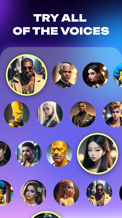 Voice Clone - AI Celebrity Screenshot