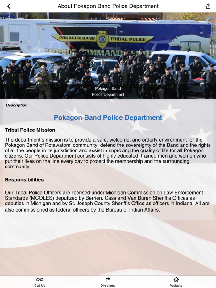 Pokagon Band Police Department