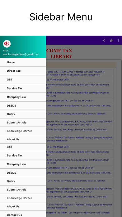 Income Tax Library - ITL Screenshot