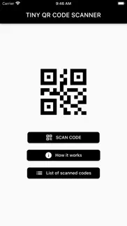 tiny qr code scanner iphone screenshot 1