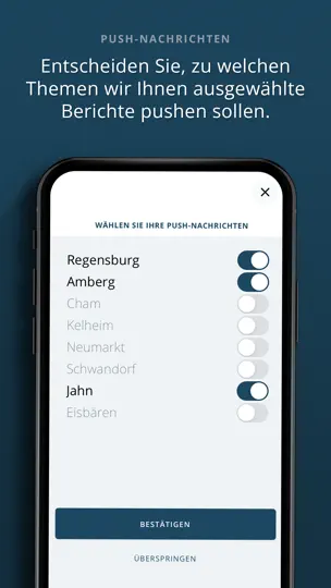 Screenshot von Mittelbayerische News auf dem iPhone 4