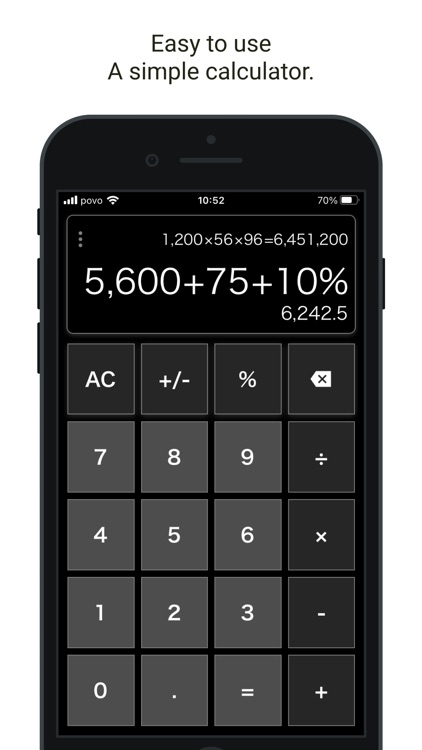 Simple Calculator Multi-Screen