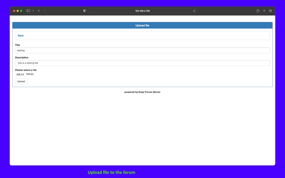 #5. Easy Forum Server (macOS) 由: 静俐 张