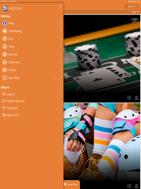 Experience OC iPad screenshot 1 - Travel app