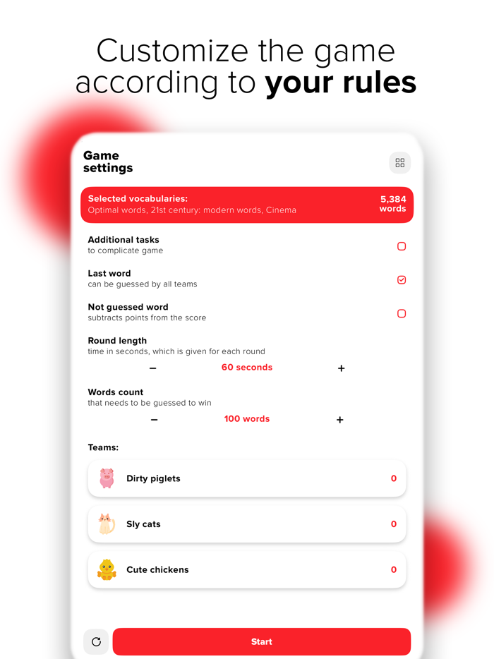 Alias Party word game