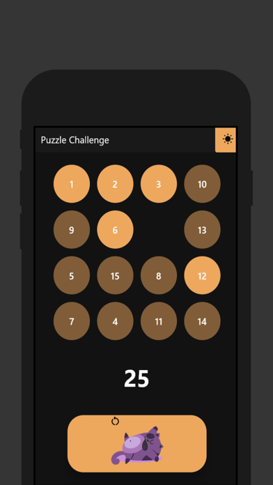 Puzzle 15 Challenge Screenshot