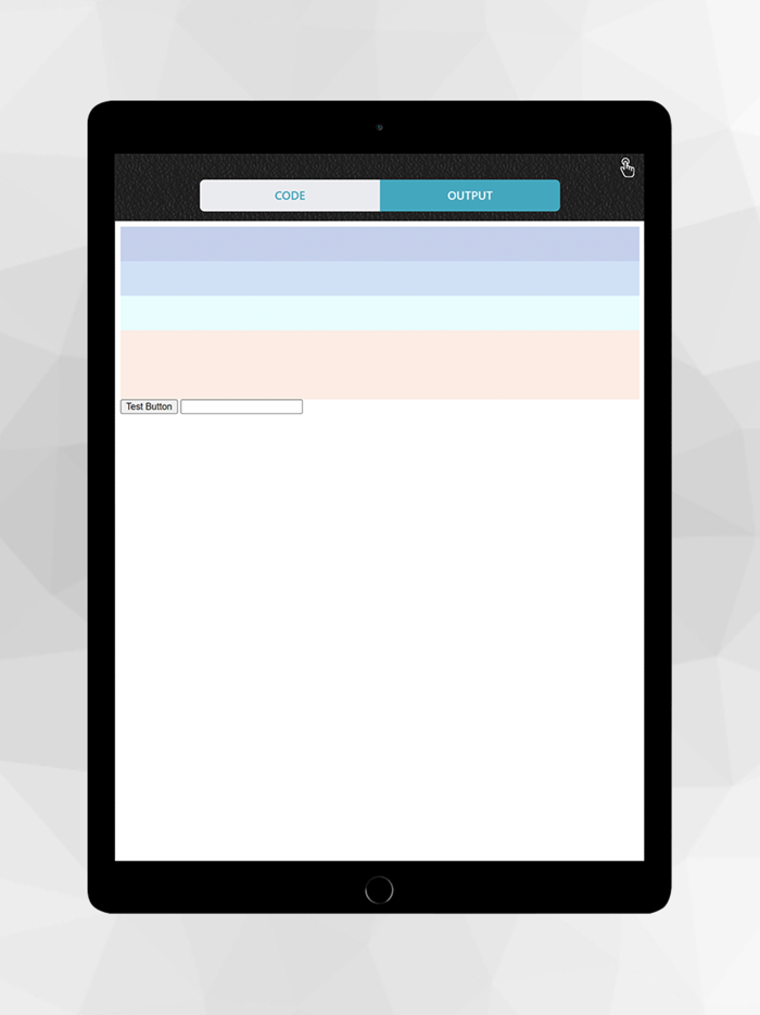 HTML editor - touch and code