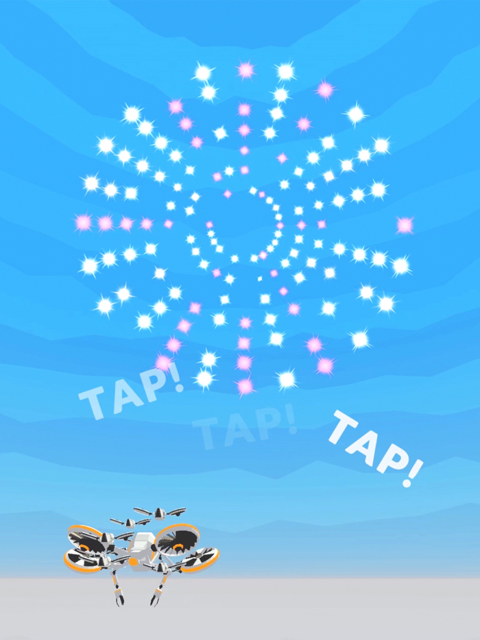 Drone Rush Art in the Sky