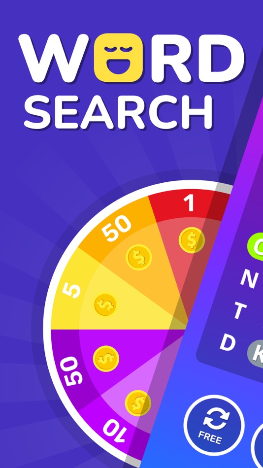 #1. Word Search words puzzle games (iOS) Podle: Stanislav Sushko