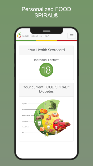 Food Fitness First Screenshot