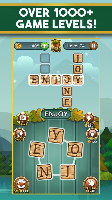 Word Nut Crossword Puzzle Game Screenshot