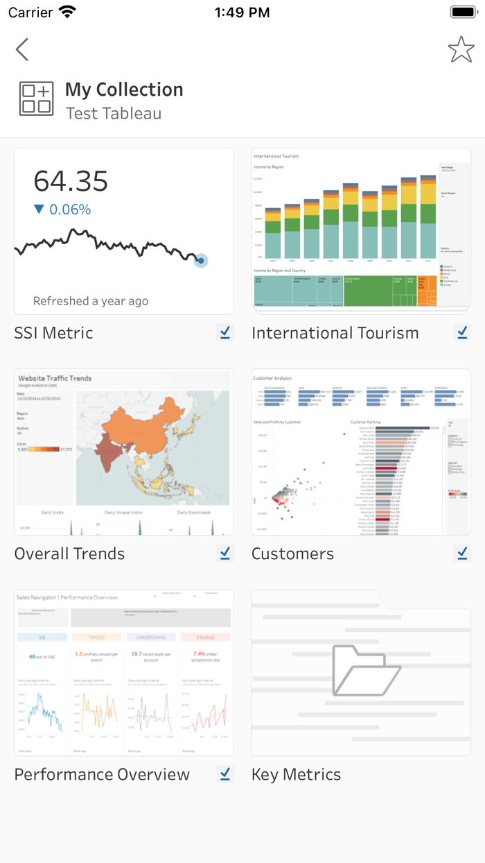 Tableau Mobile for BlackBerry