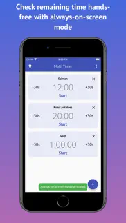 kitchen multi timer iphone screenshot 4