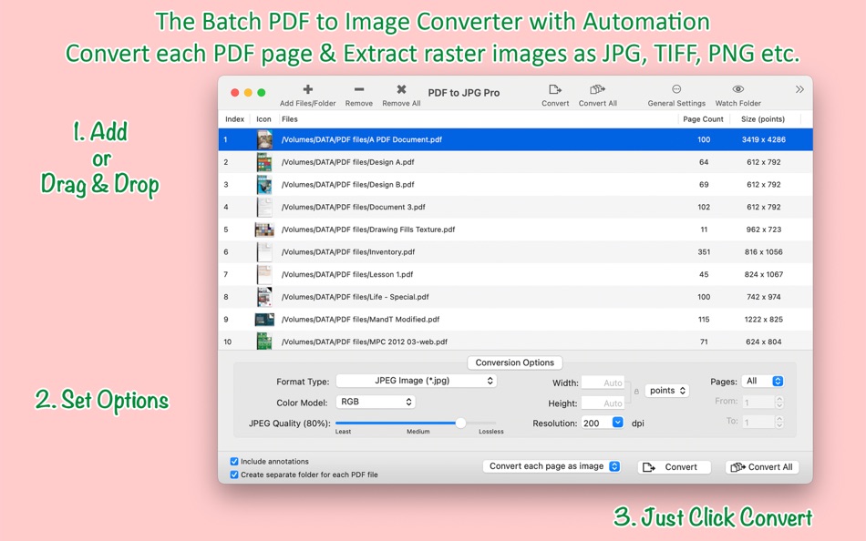 PDF to JPG Pro - 7.1 - (macOS)