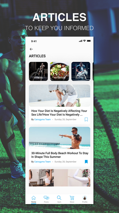 CairoGymsApp Screenshot