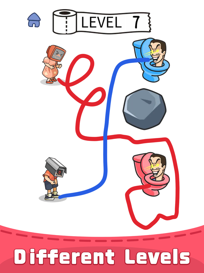 Poop Rush -Draw to Toilet Game